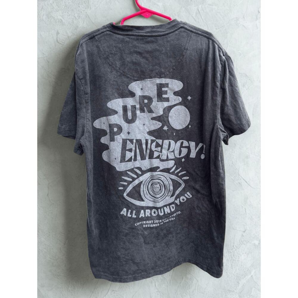 Men’s Hollister Pure Energy Washed Black Graphic Tee XS